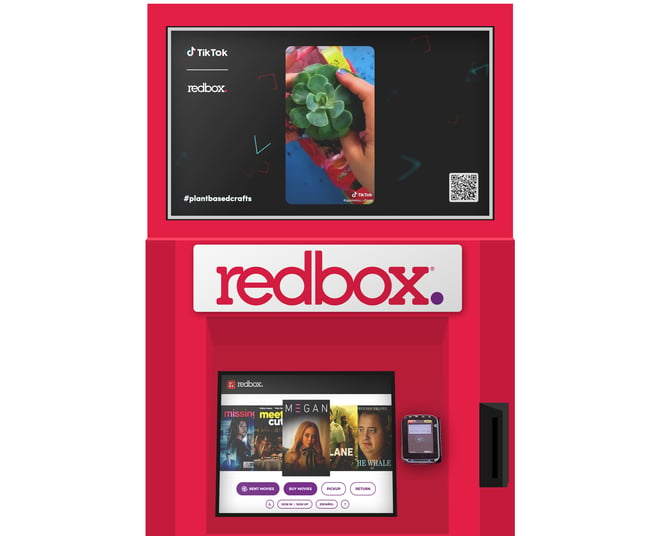 Millions of consumers walk past the video screens on Redbox's rental kiosks each month, according to Crackle Connex chief revenue officer Philippe Guelton. Credit: Redbox